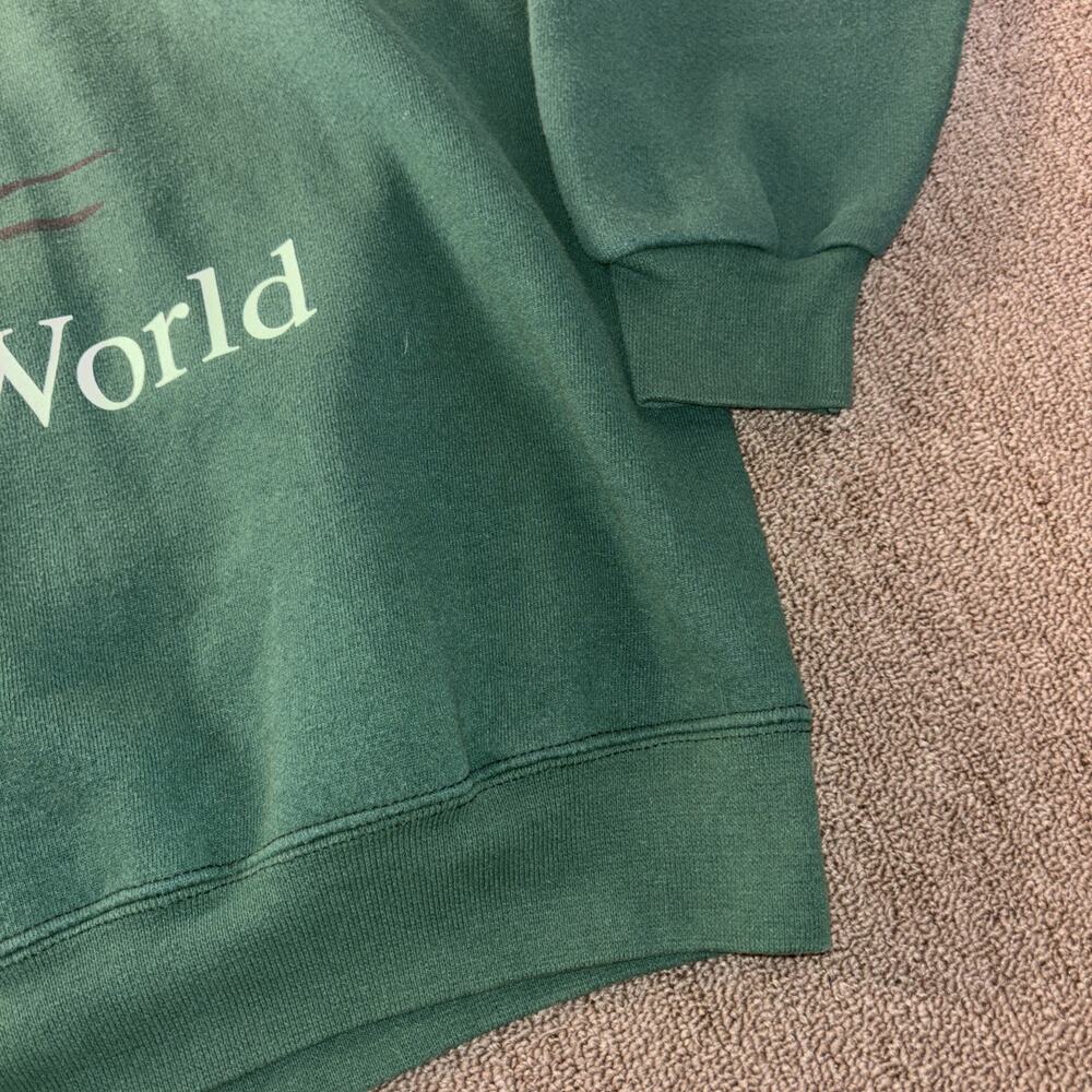 Tigger Vintage Sweatshirt 2XL Green Disney World Mickey Inc - Picture 3 of 8